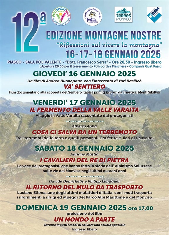 Montagne Nostre - 12^ Edizione